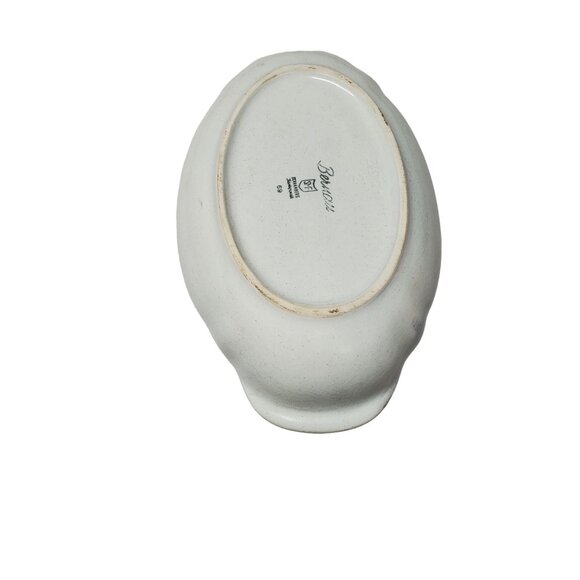 Vintage Bernau Ceramic Handmade & Painted Serving Bowl w/ Handles ~ GERMANY - Picture 2 of 3